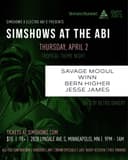 SIMSHOWS AT THE ABI