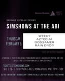 SIMSHOWS AT THE ABI
